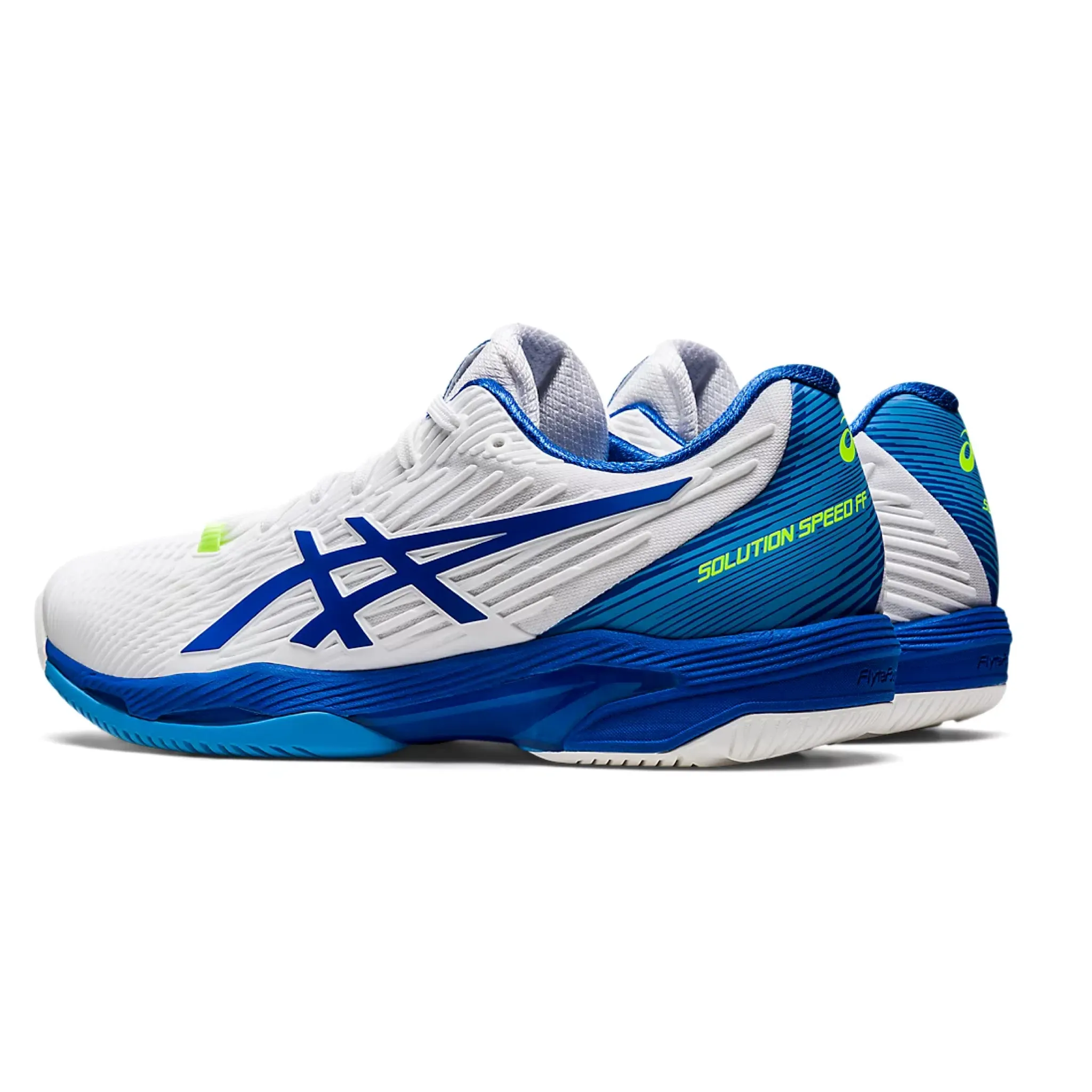 ASICS Solution Speed FF2 (Men's) > White/Tuna blue