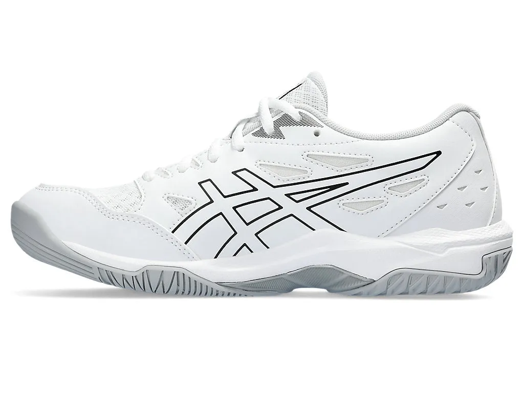 Asics Women's GEL-ROCKET 11 Shoes in White/Pure Silver