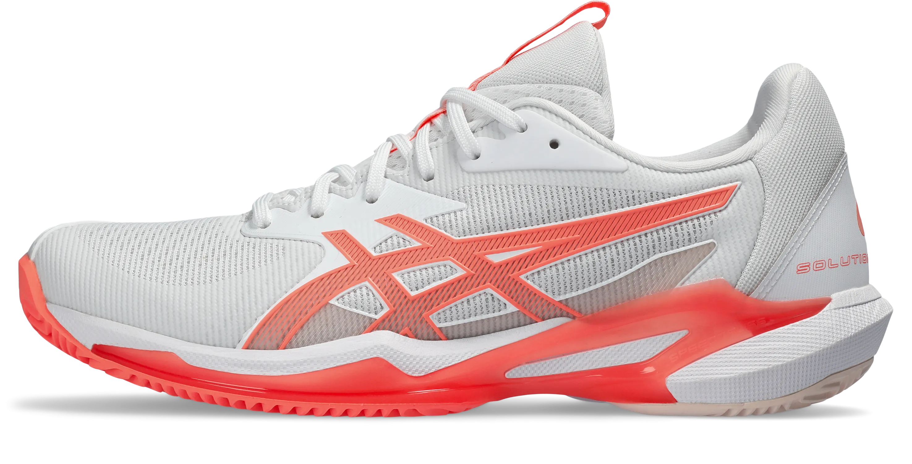 Asics Women's Solution Speed FF 3 Clay Court (White/Coral)