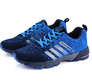 Athletic Airflow Sneakers - Men's Breathable Mesh