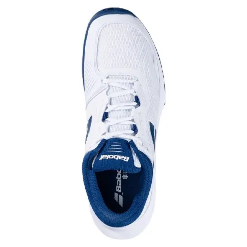 Babolat Men's SFX4 All Court Tennis Shoes, White/Estate Blue