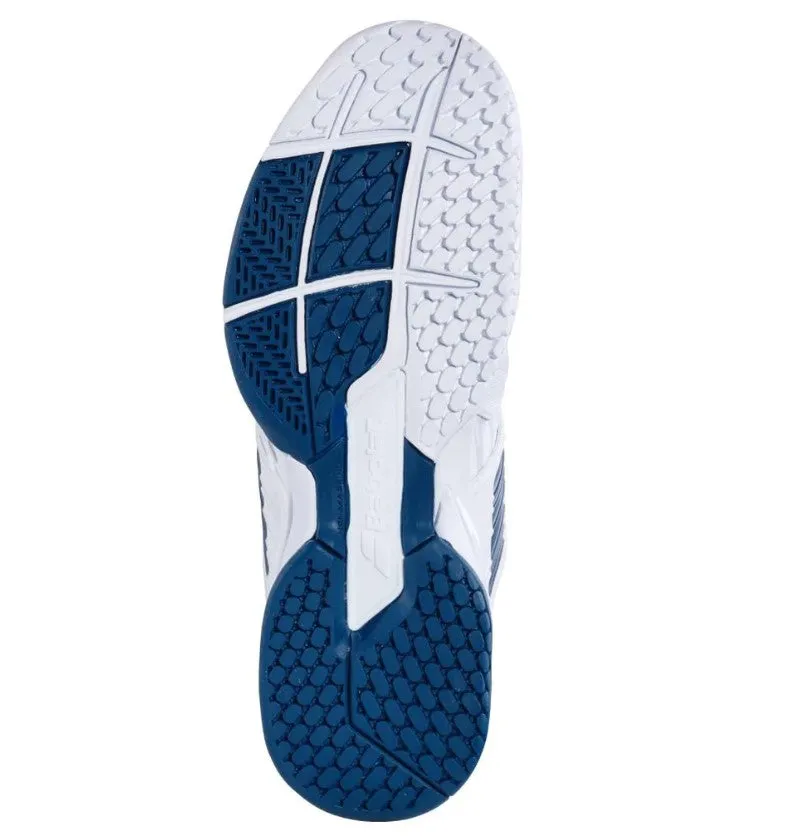 Babolat Propulse Fury All Court Tennis Shoes in White/Blue