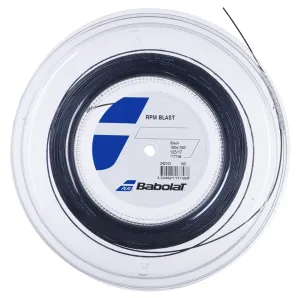 Babolat RPM Blast 17/1.25 Tennis String Mini Reel (Black)