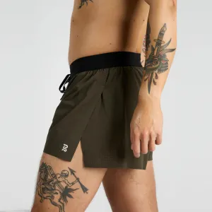 Bandit Running Vento Men's 3" Splitty Short - Olive