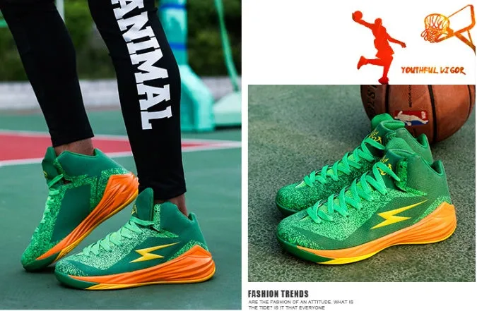 Basketball shoes men's spring high help couple models students