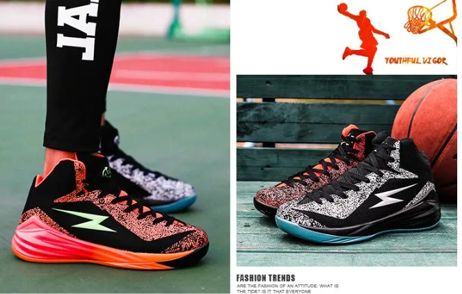 Basketball shoes men's spring high help couple models students