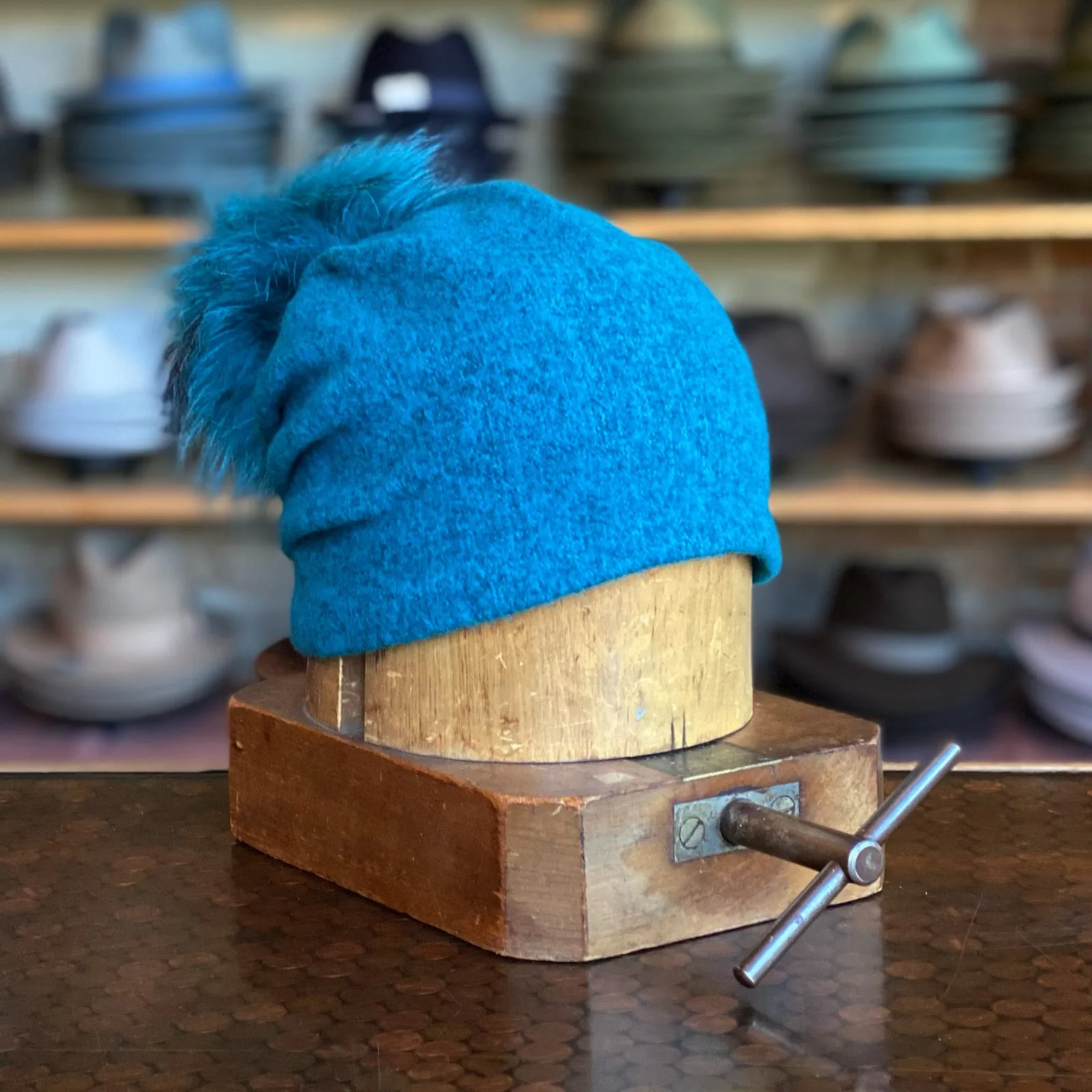 Batis Beanie with Fur Pom Pom