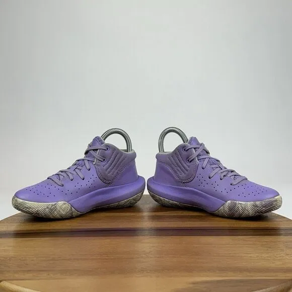 Big Kids Girls Under Armour Jet '21 Purple Athletic Basketball Sneakers Size 1 Y