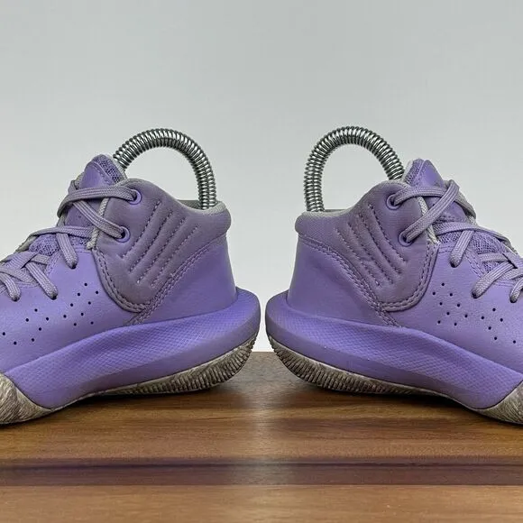 Big Kids Girls Under Armour Jet '21 Purple Athletic Basketball Sneakers Size 1 Y