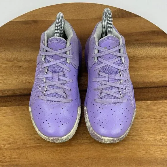 Big Kids Girls Under Armour Jet '21 Purple Athletic Basketball Sneakers Size 1 Y
