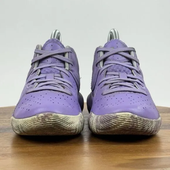 Big Kids Girls Under Armour Jet '21 Purple Athletic Basketball Sneakers Size 1 Y