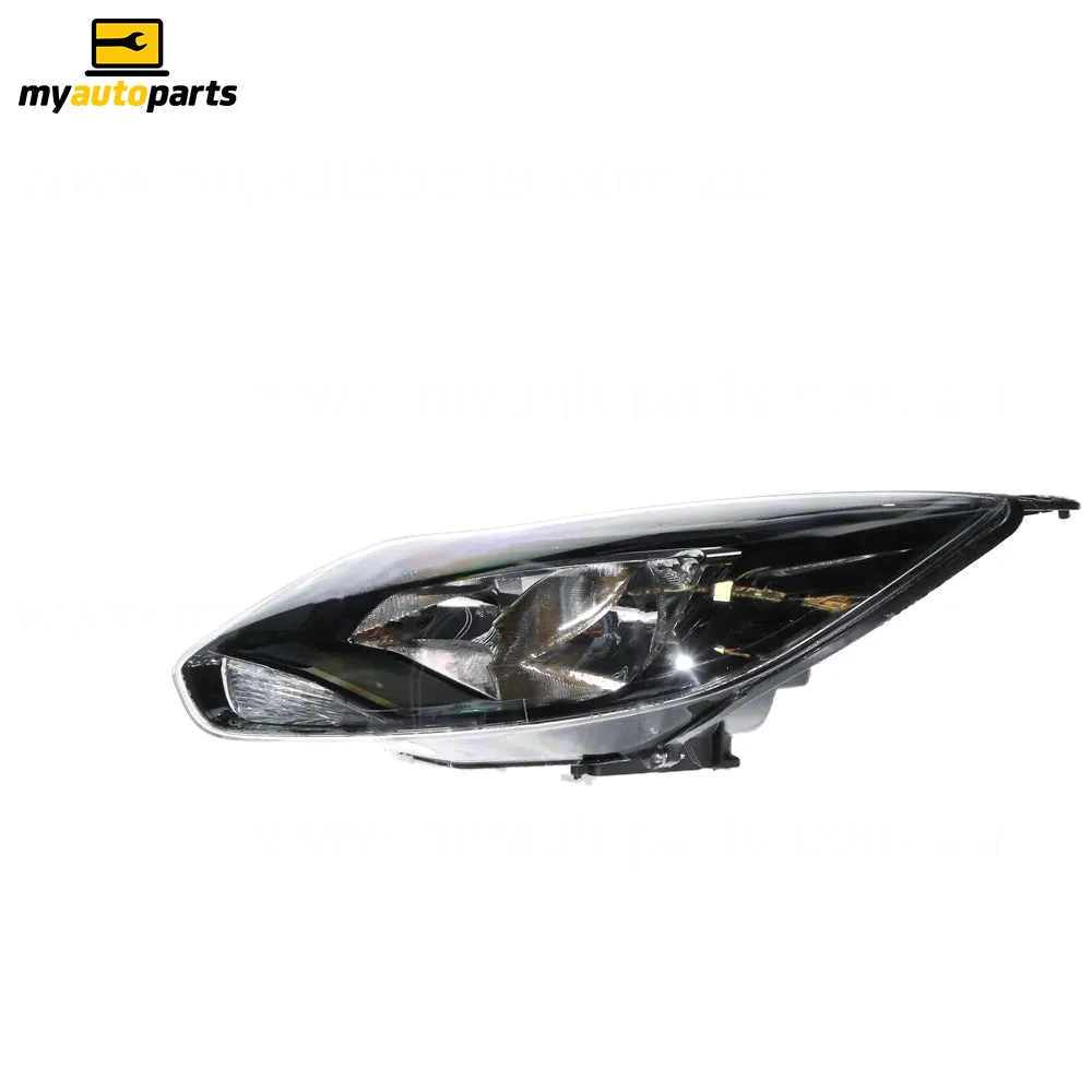 Black Head Lamp Passenger Side Genuine Suits Ford Focus LW 2011 to 2012