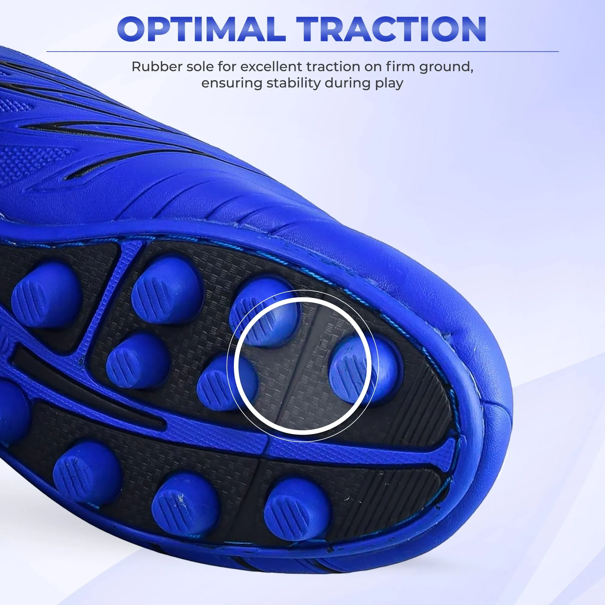 Boca Firm Ground Soccer Cleats - Blue/Black