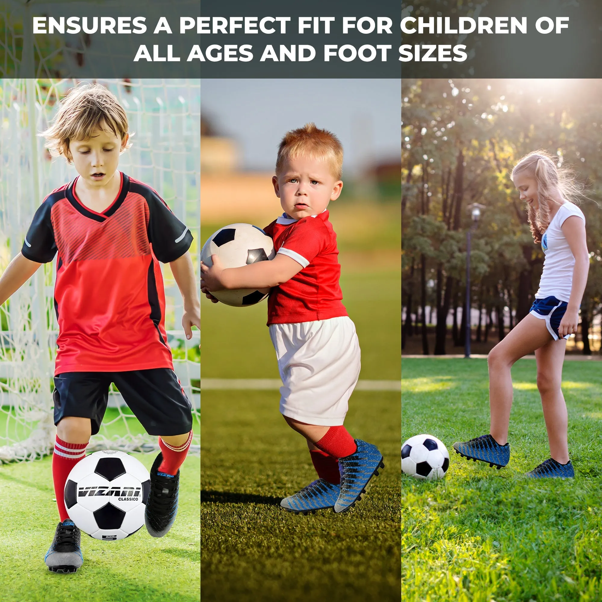 Bolt Firm Ground Soccer Shoes-Black/Sky/Silver