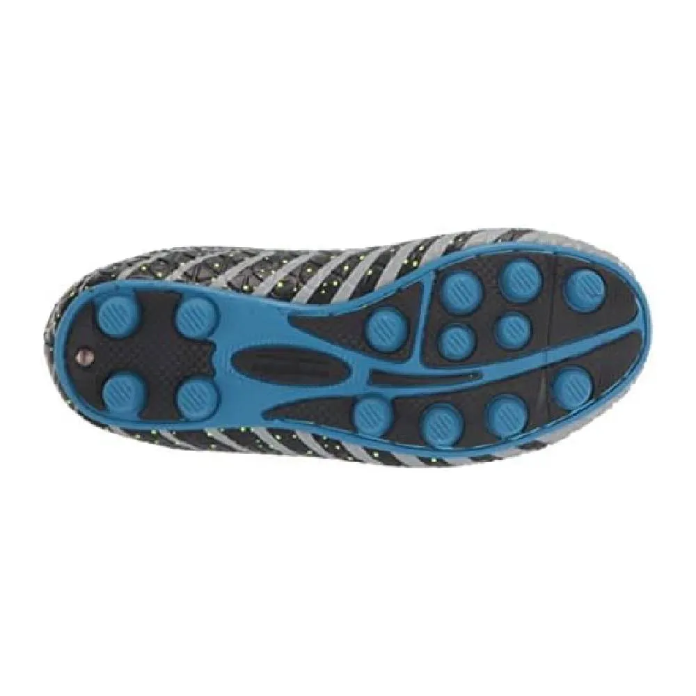 Bolt Firm Ground Soccer Shoes-Blue/Black/Silver