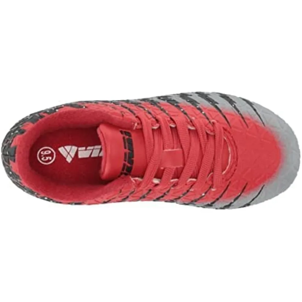 Bolt Firm Ground Soccer Shoes-Red/Black/Silver