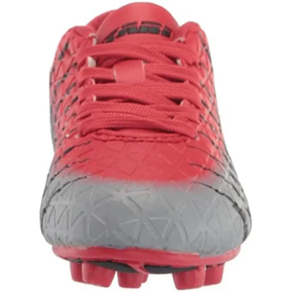 Bolt Firm Ground Soccer Shoes-Red/Black/Silver