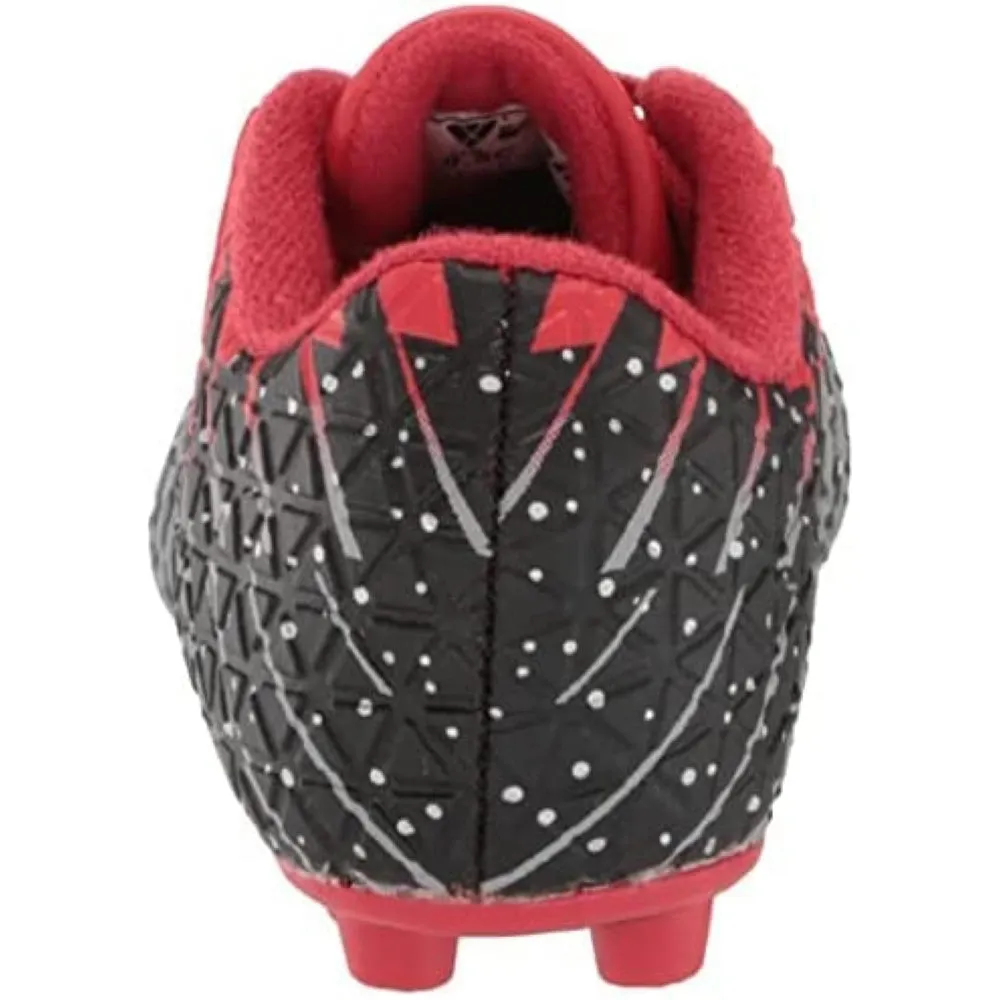 Bolt Firm Ground Soccer Shoes-Red/Black/Silver