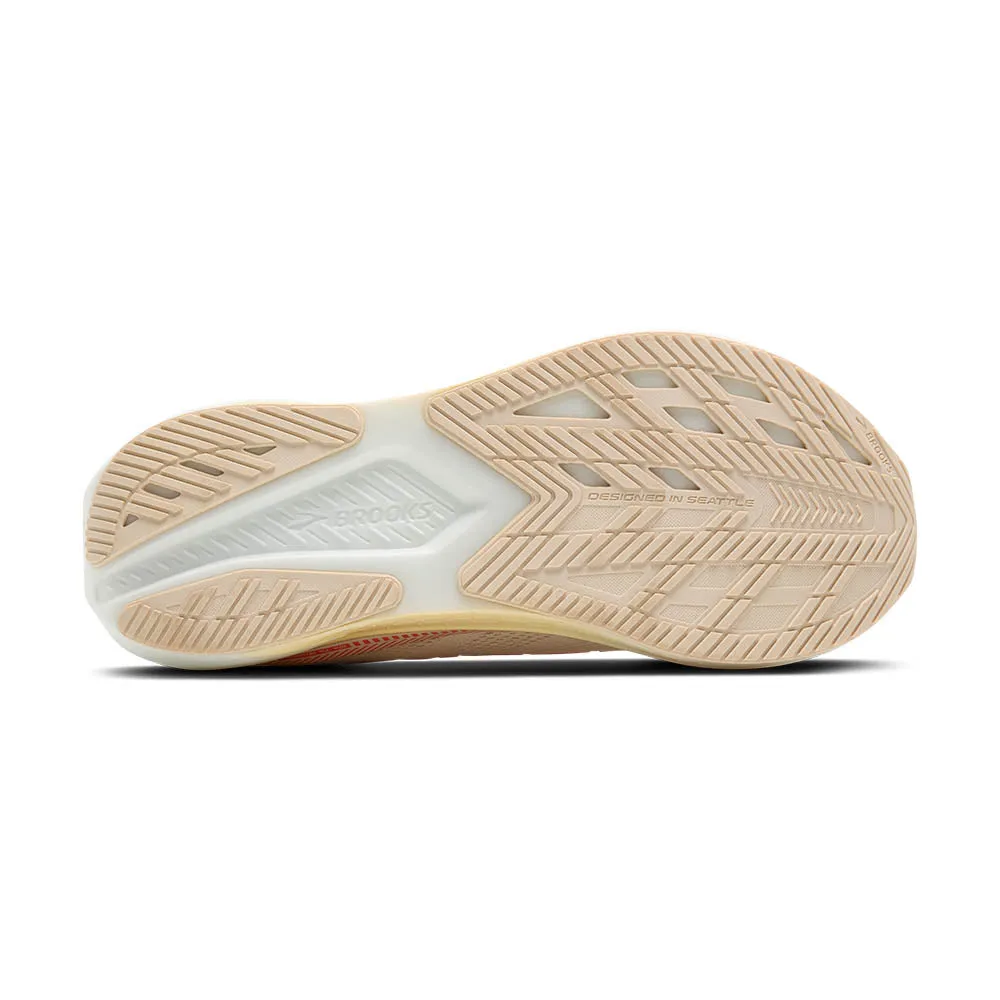 Brooks Hyperion GTS 2 (Womens) - White/Peach/Coral