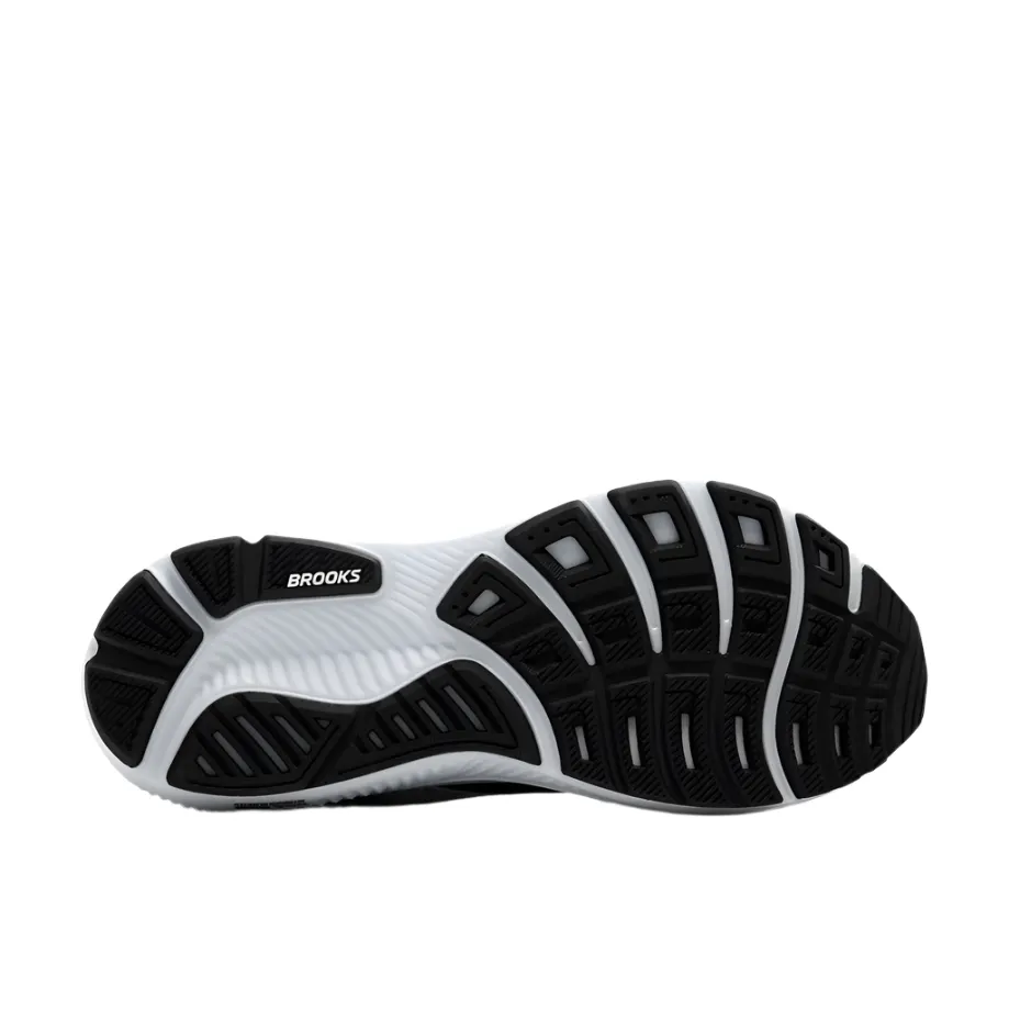 Brooks Men's Ghost 17 Dynamic Road Running Sneaker - Black/Grey/White