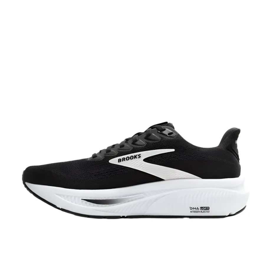 Brooks Men's Ghost 17 Dynamic Road Running Sneaker - Black/Grey/White