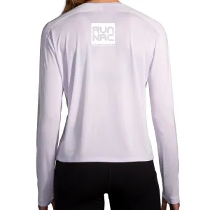 BROOKS SPRINT FREE LONG SLEEVE 2.0 WOMEN - NRC LOGO ON BACK