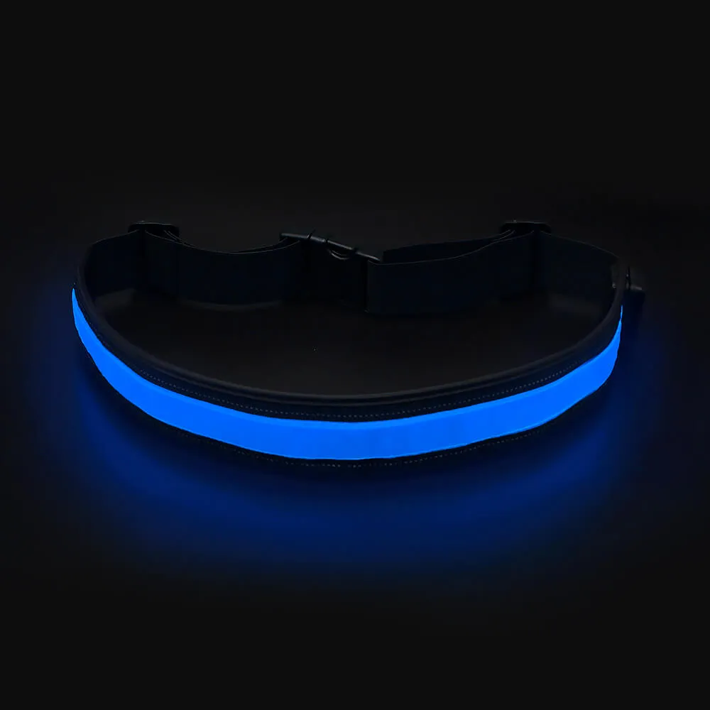 BSEEN Rechargeable LED Running Waist Belt