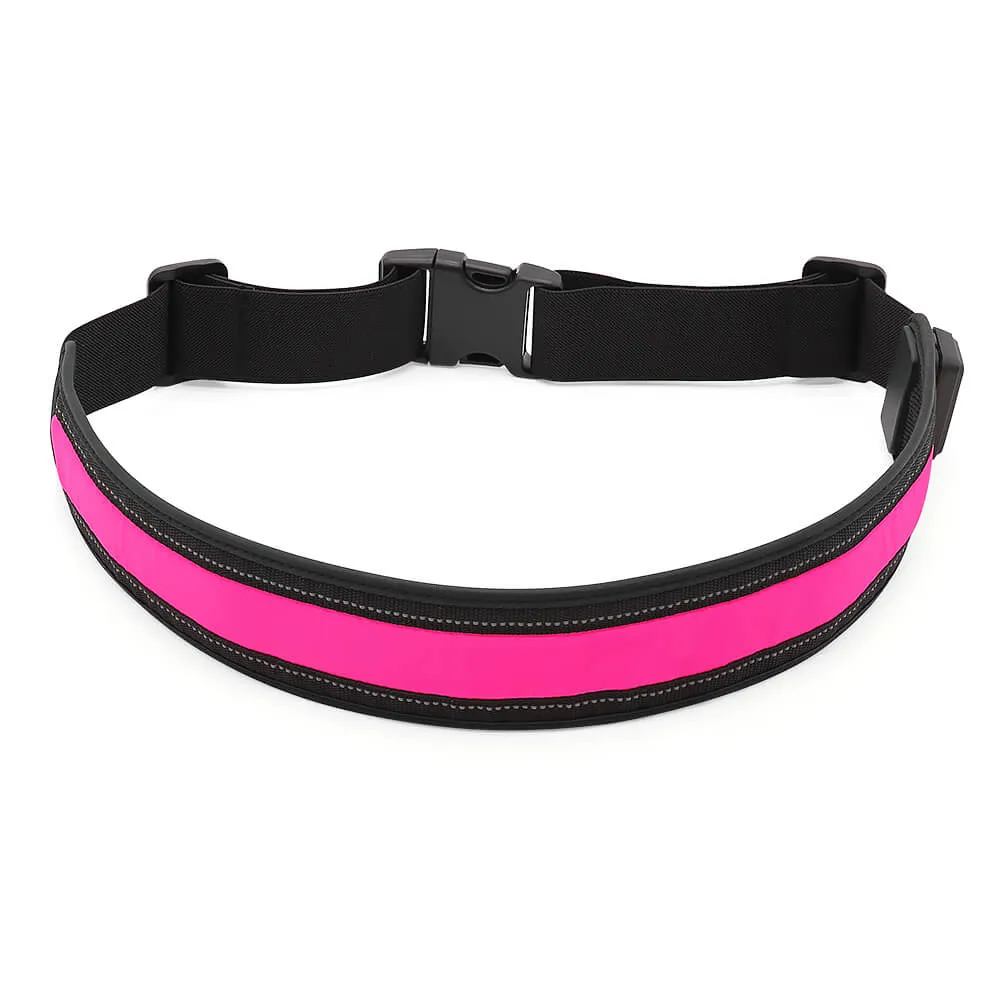 BSEEN Rechargeable LED Running Waist Belt