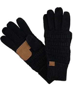 Cable Knit Anti-Slip Winter Gloves (Unisex)