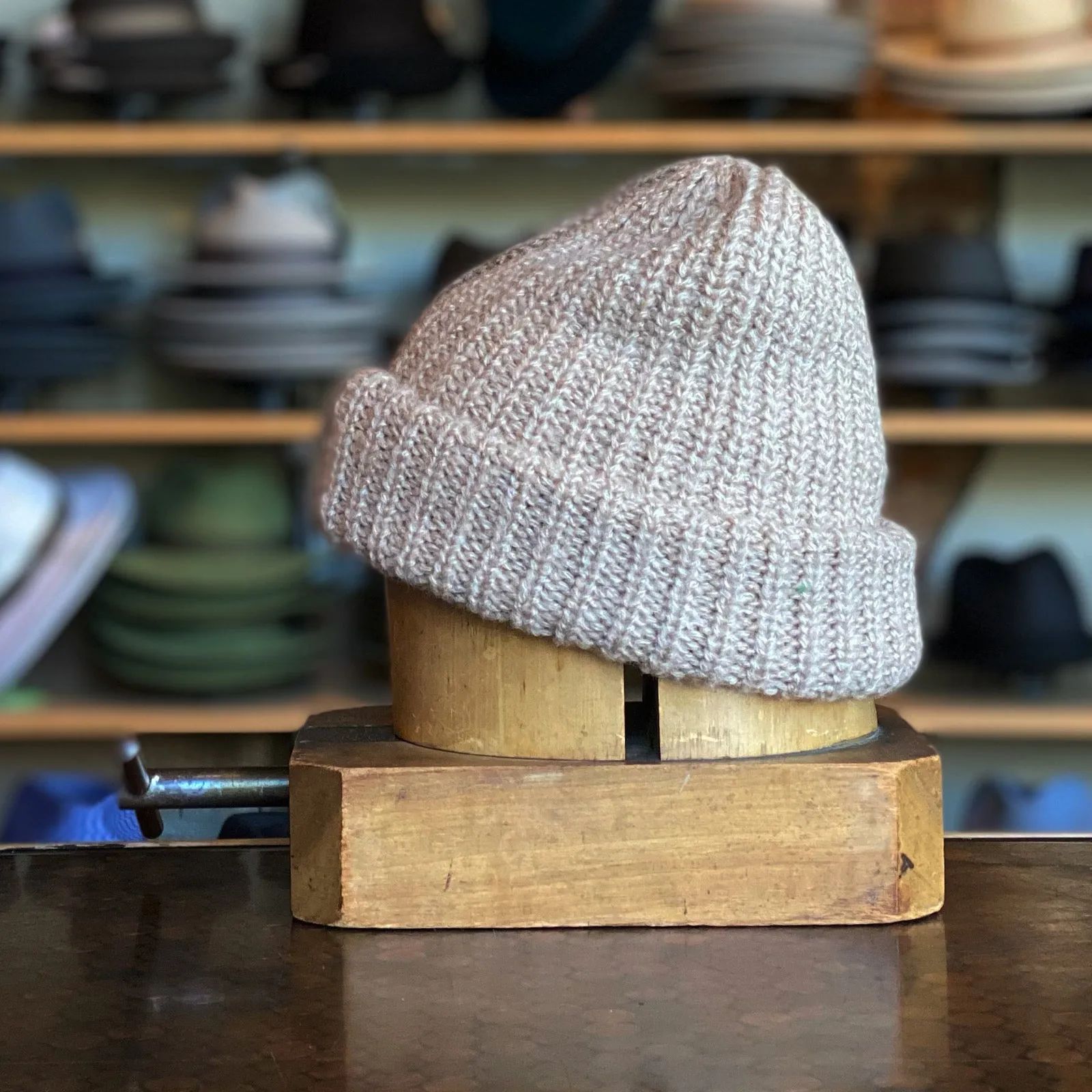 Cable Two-Tone Beanie