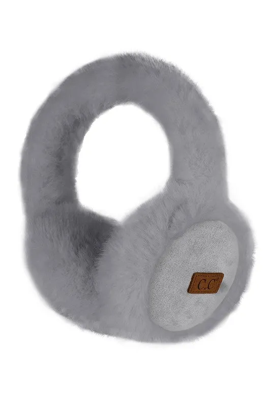 CC Suede And Fur Earmuff