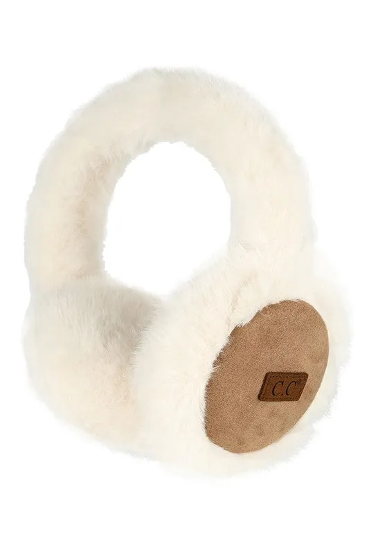 CC Suede And Fur Earmuff