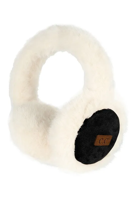 CC Suede And Fur Earmuff