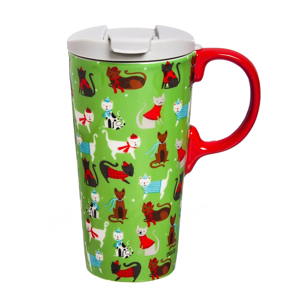 Ceramic Perfect Cup Sassy Cats
