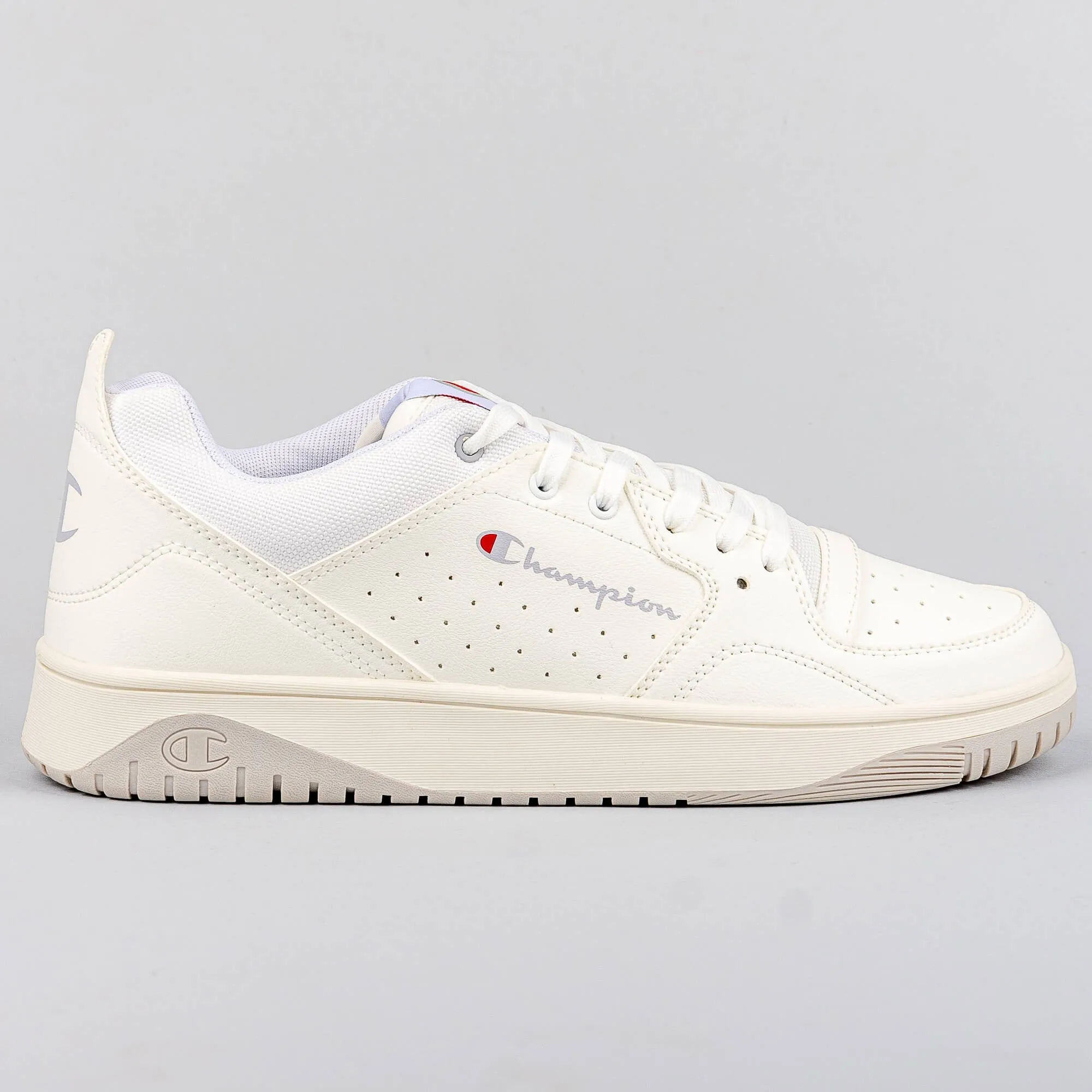 Champion Low Cut Shoe Royal Low White