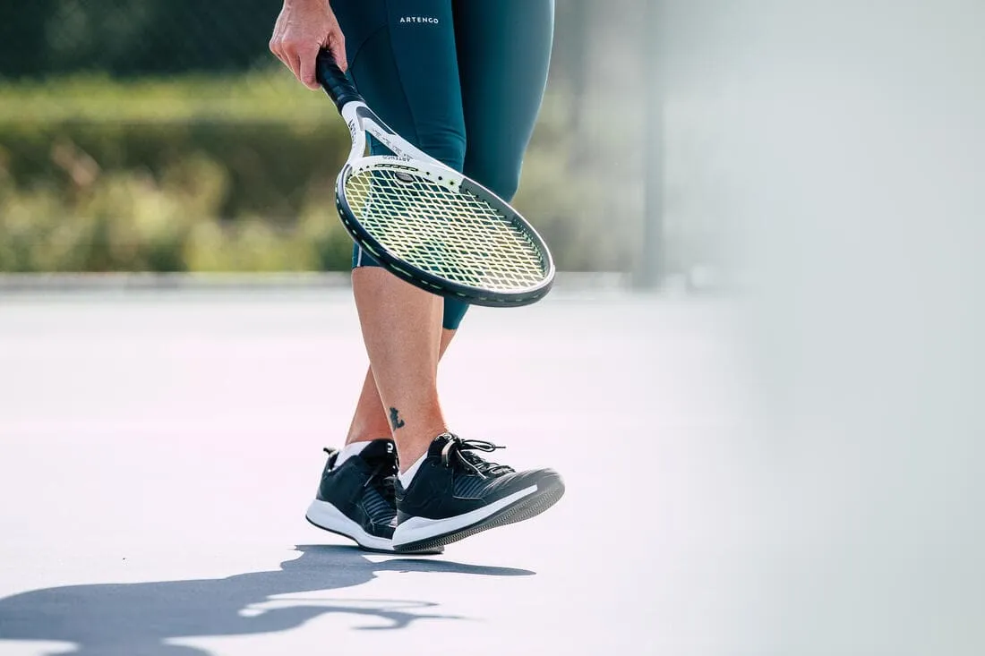 CHAUSSURES DE TENNIS FEMME ARTENGO TS 130 NOIRE