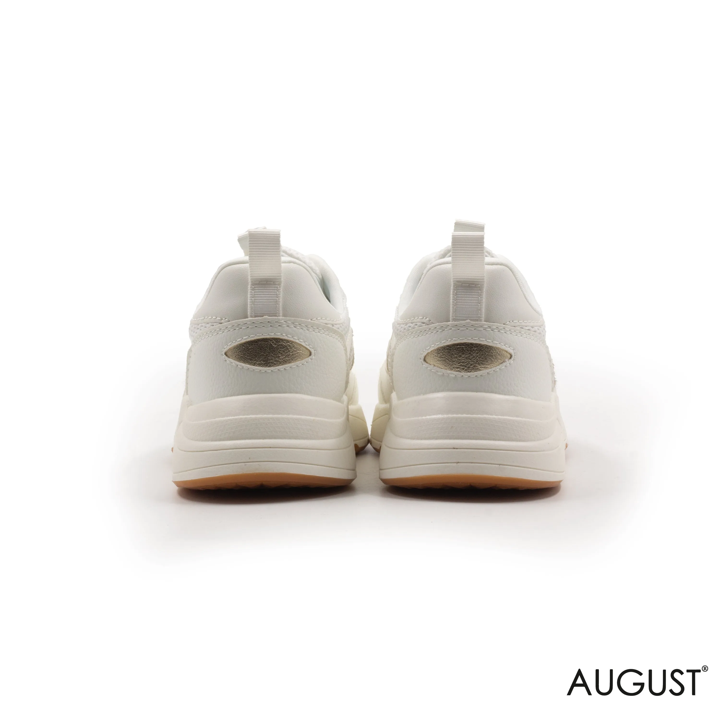 CHUNKY LEATHER SHOES WITH TIGER TOUCH