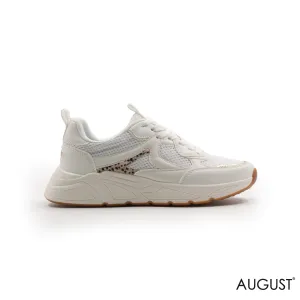 CHUNKY LEATHER SHOES WITH TIGER TOUCH