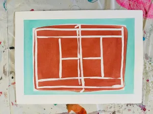 Clay Court- 11 x 15