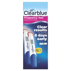 Clearblue Digital Ultra Early Detection Pregnancy Test Kit 2 Pack