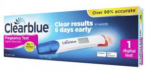 Clearblue Digital Ultra Early Pregnancy test Early detection and super -clear number results