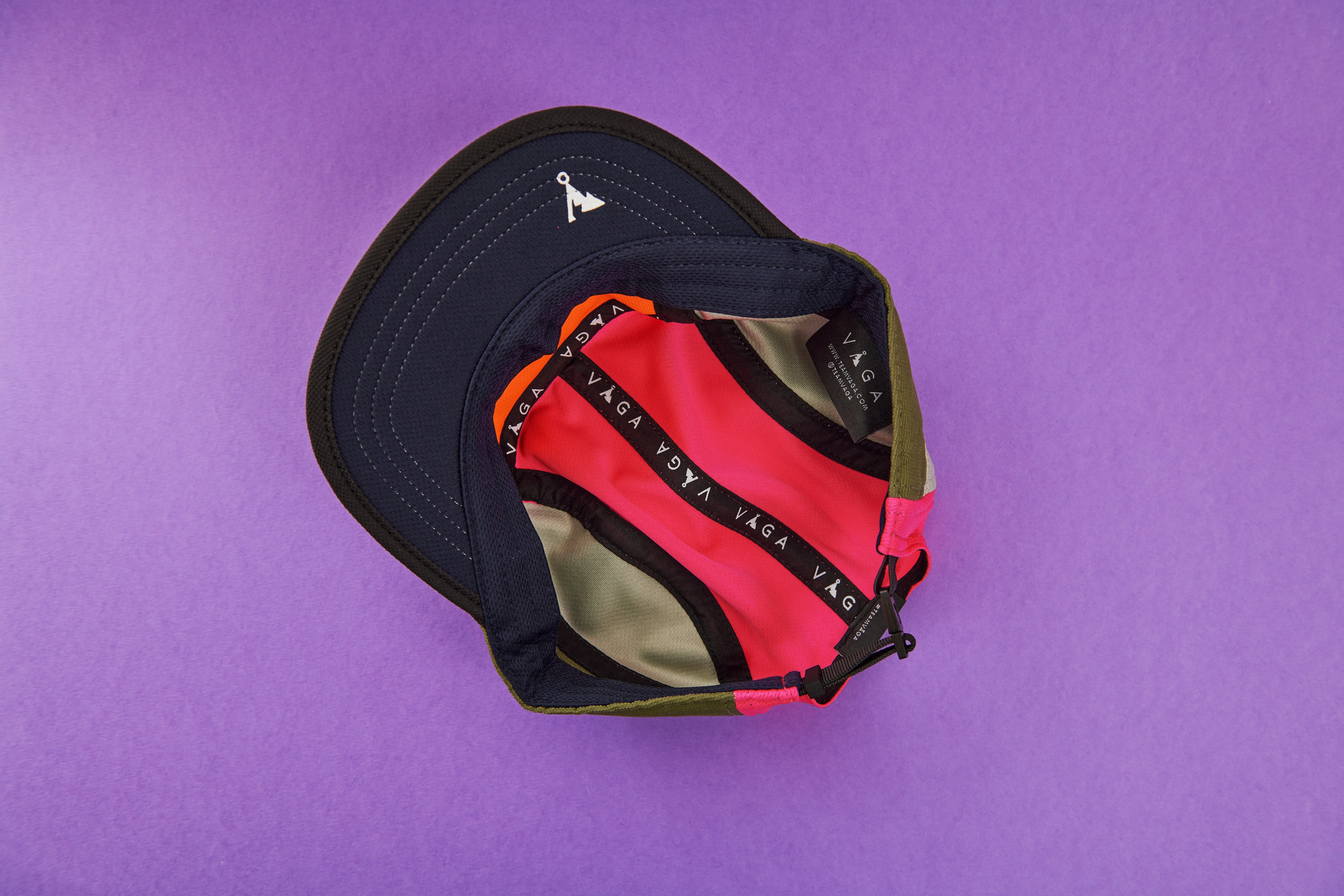 Club Cap - Blue, Green & Pink