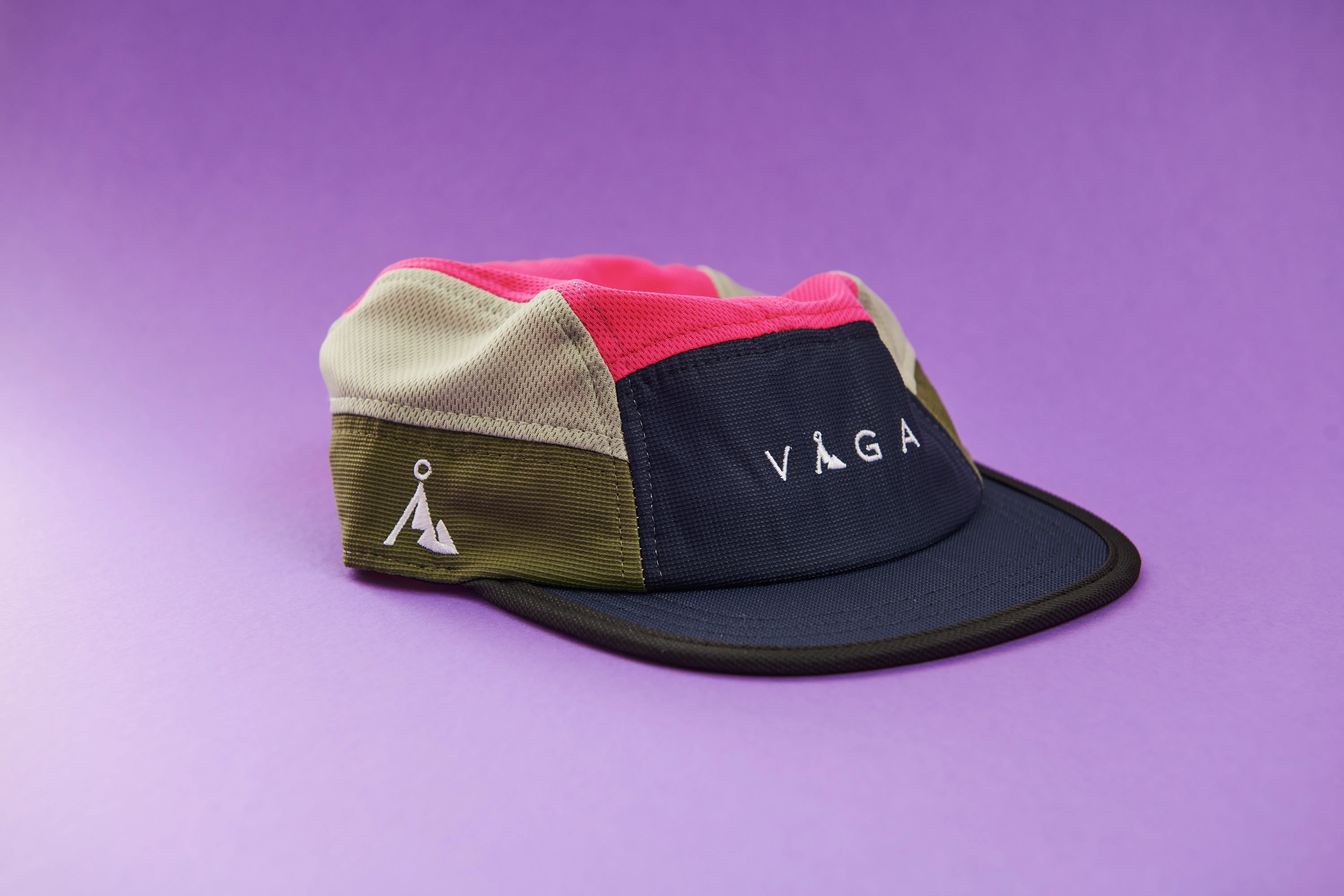 Club Cap - Blue, Green & Pink