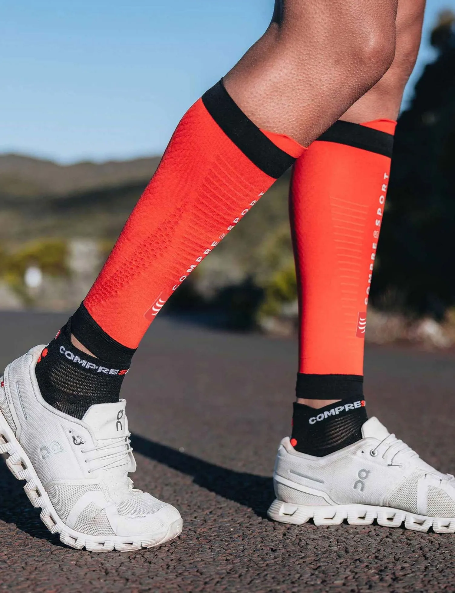 Compressport R2 3.0 Compression Calf Sleeves - Red