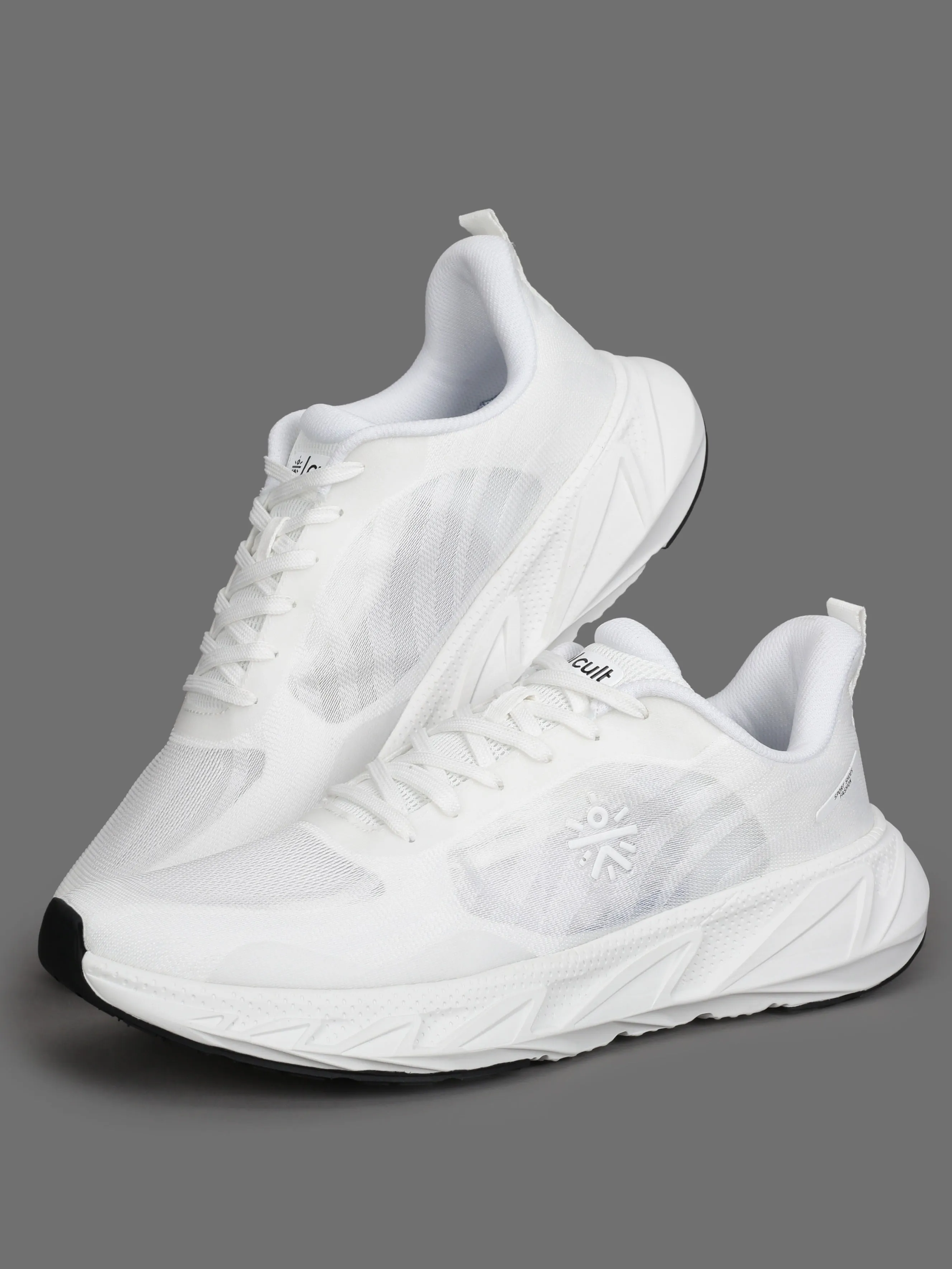 cult Men's StridePulse Running Shoes - White