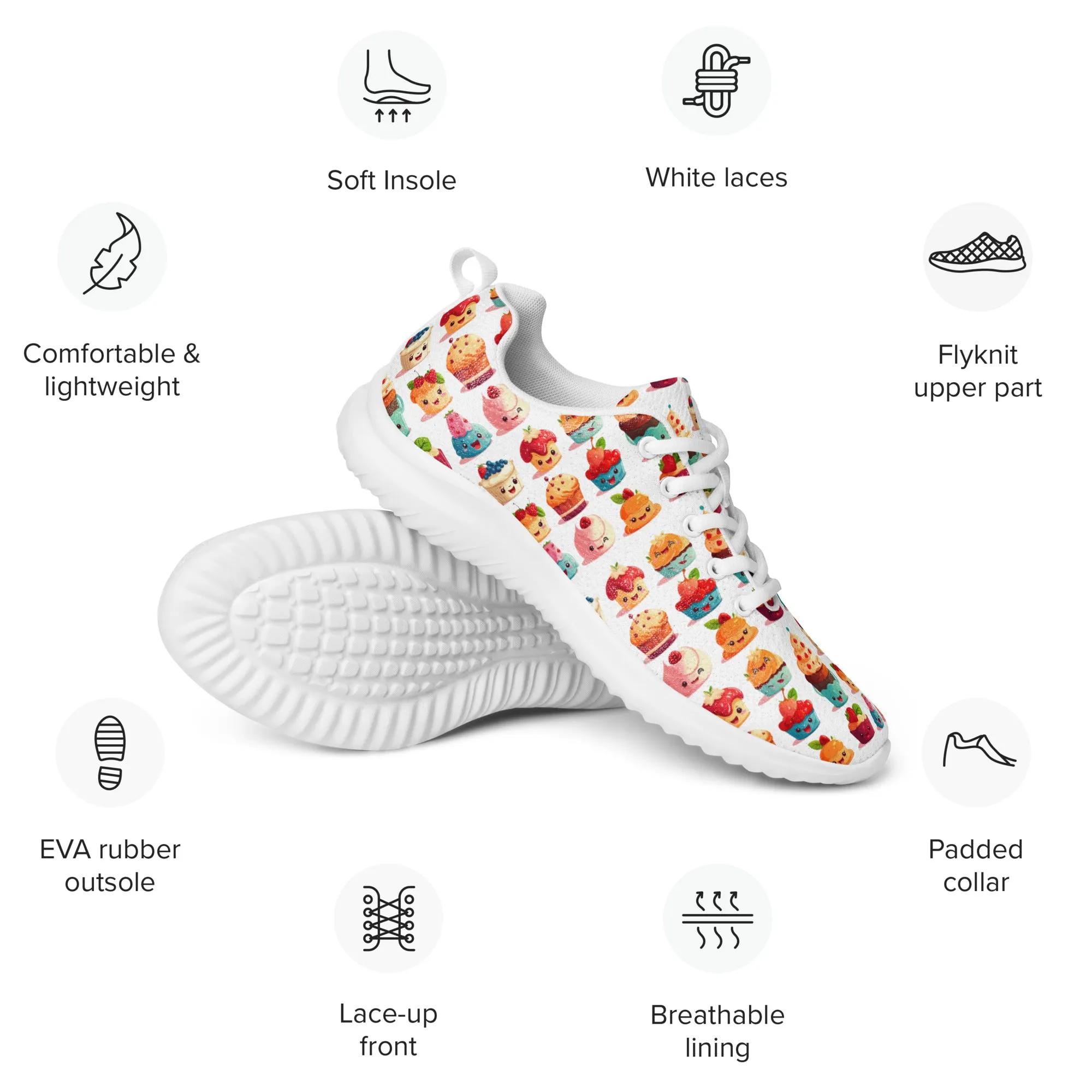 Cute Cupcakes Athletic Shoes SETCCK001