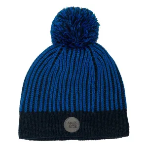 Deux par Deux E10ZP01 Knit Hat (Royal Blue/Navy Blue)