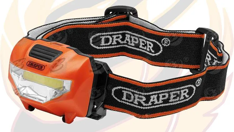 DRAPER COB LED HEADLIGHT ( ORANGE )