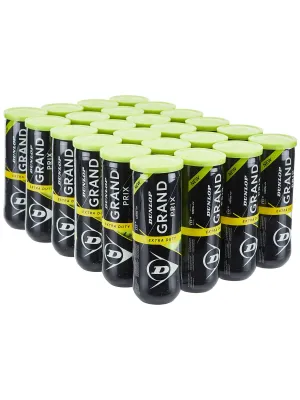 Dunlop Grand Prix Extra Duty Tennis Ball Case- 24 cans