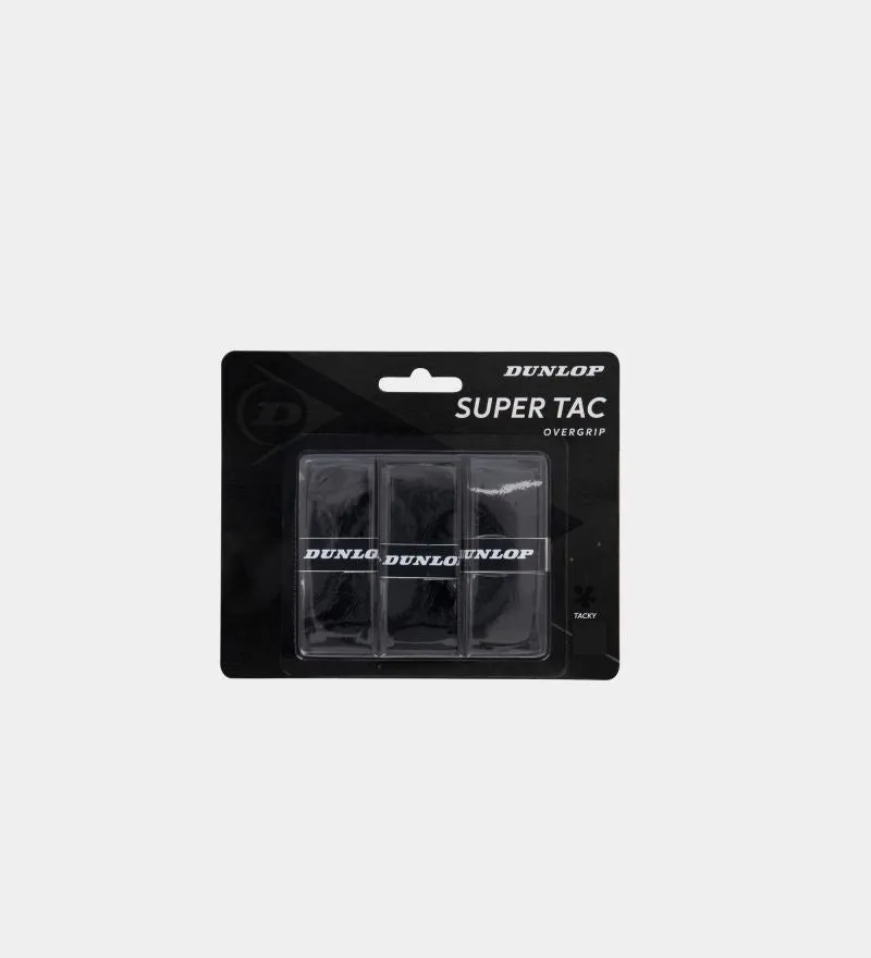 Dunlop Super Tac Overgrip 3PC Black